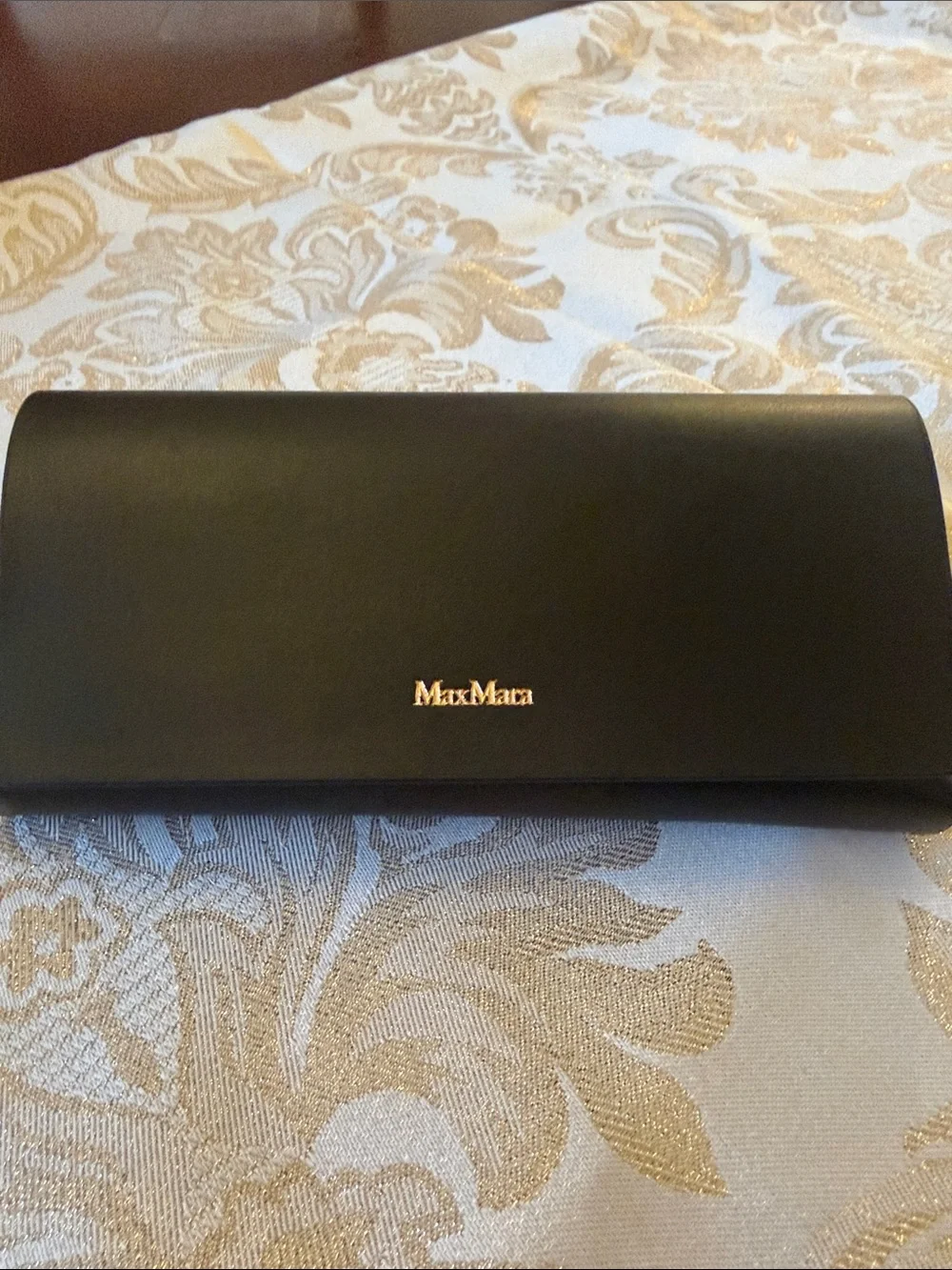 MaxMara White Frame Sunglasses with Brown Lenses